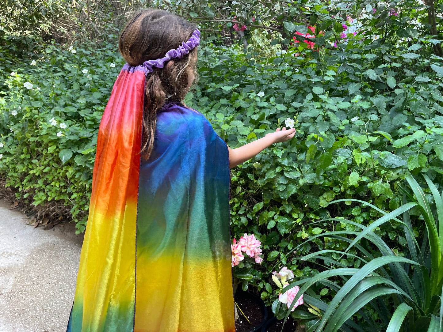 Colorful Silk Veil
