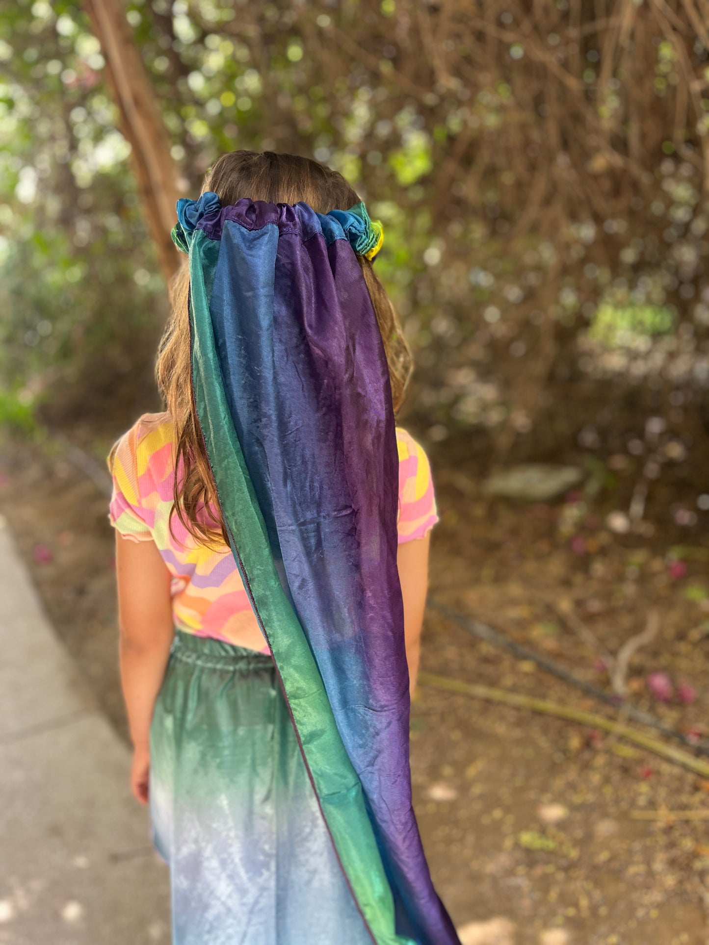 Colorful Silk Veil
