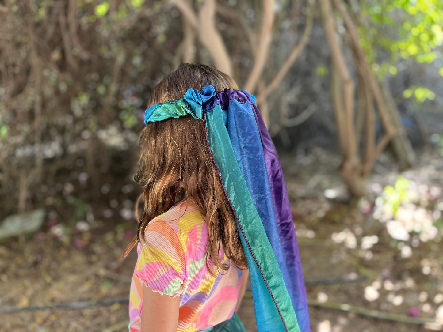 Colorful Silk Veil