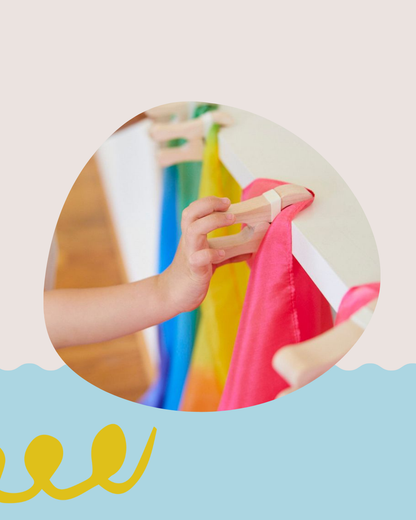 🌿 Wooden Play Self-Clips – Spark Imagination, Naturally